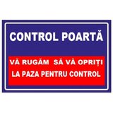 Placuta pentru control poarta